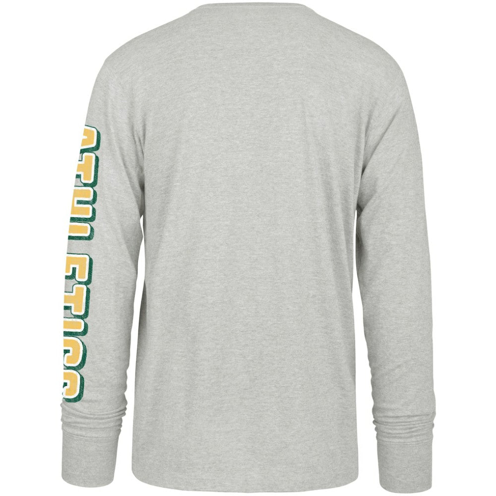 Athletics Fair Ball Franklin Long Sleeve T-Shirt Gray