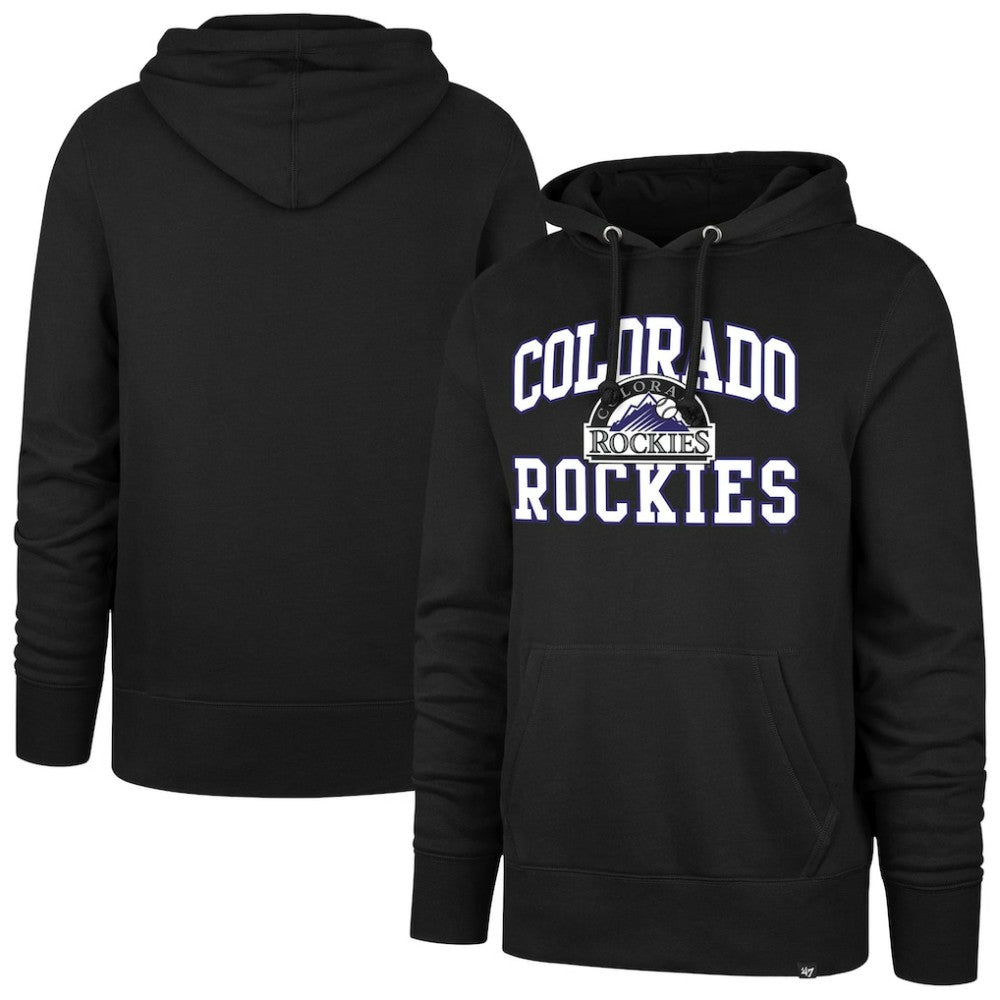Colorado Rockies  Velocity Headline Pullover Hoodie Black