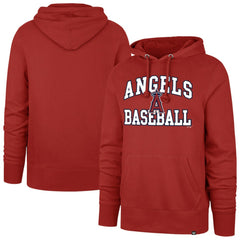 Los Angeles Angels  Velocity Headline Pullover Hoodie Red
