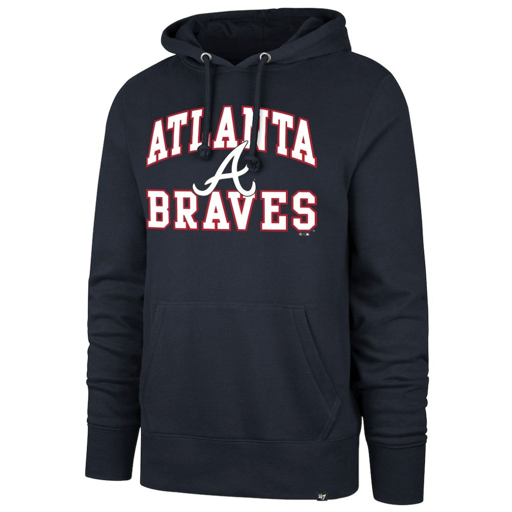 Atlanta Braves  Velocity Headline Pullover Hoodie Navy