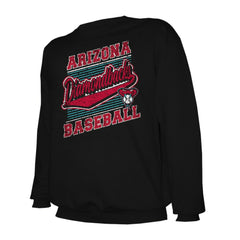 Arizona Diamondbacks Stitches Lightweight Crew Sweatshirt Black