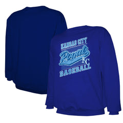 Kansas City Royals Stitches Lightweight Crew Sweatshirt Royal