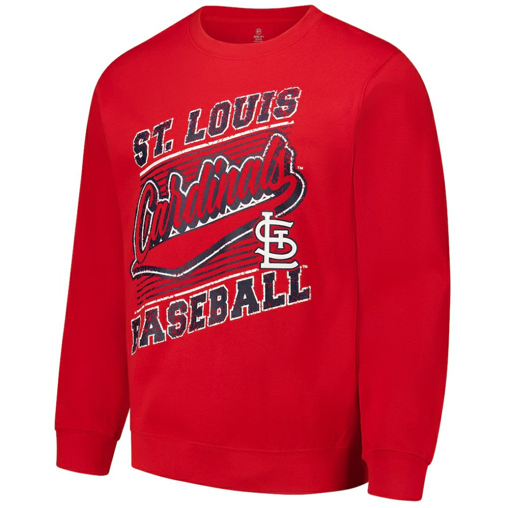 St. Louis Cardinals Stitches Lightweight Crew Sweatshirt Red