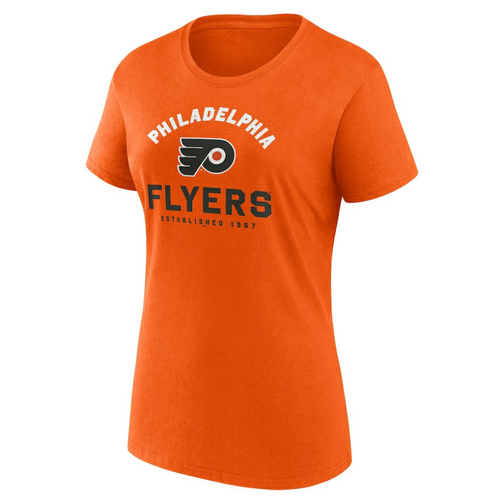 Philadelphia Flyers Logo Athletic Women's Unrivaled T-Shirt - Orange T-shirts