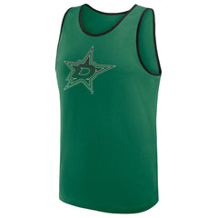 Dallas Stars Logo Athletic Unmatched Success Tank Top - Kelly Green Tank Top