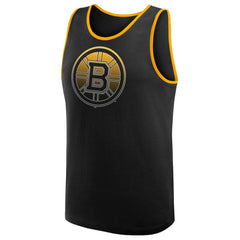 Boston Bruins Logo Athletic Unmatched Success Tank Top - Black Tank Top