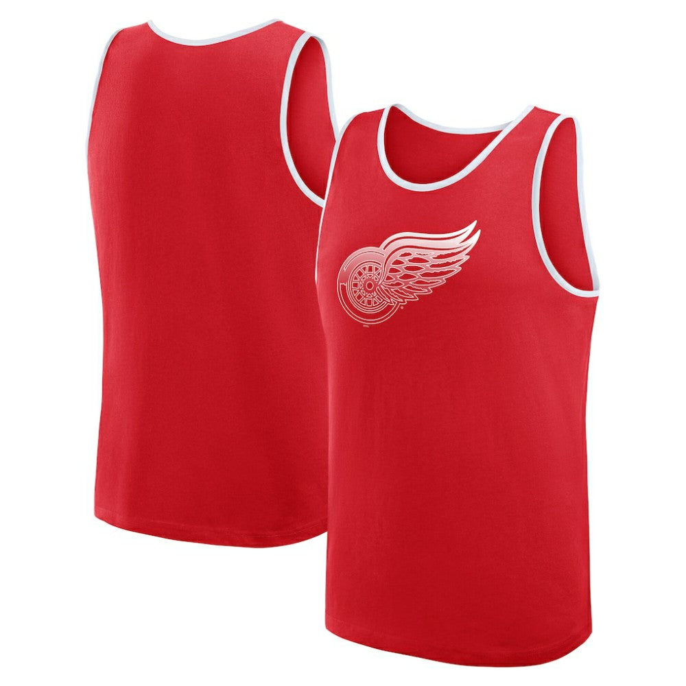 Detroit Red Wings Logo Athletic Unmatched Success Tank Top - Red Tank Top