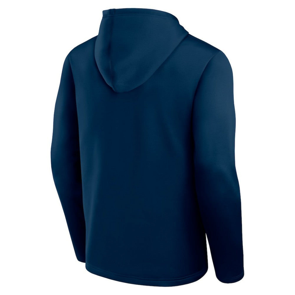 Seattle Kraken Logo Athletic Head Start Pullover Hoodie - Navy Hoodies