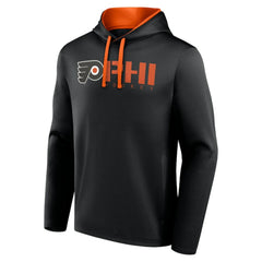 Philadelphia Flyers Logo Athletic Head Start Pullover Hoodie - Black Hoodies