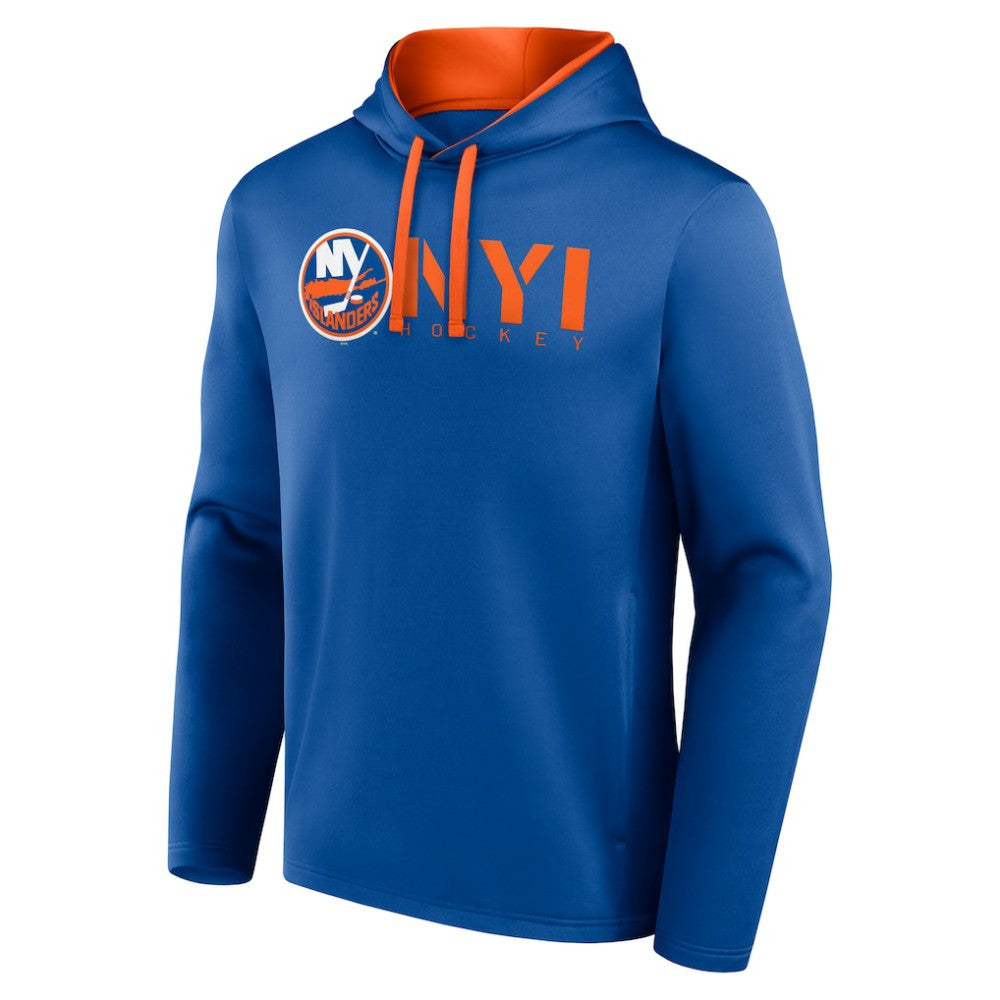 New York Islanders Logo Athletic Head Start Pullover Hoodie - Royal Hoodies