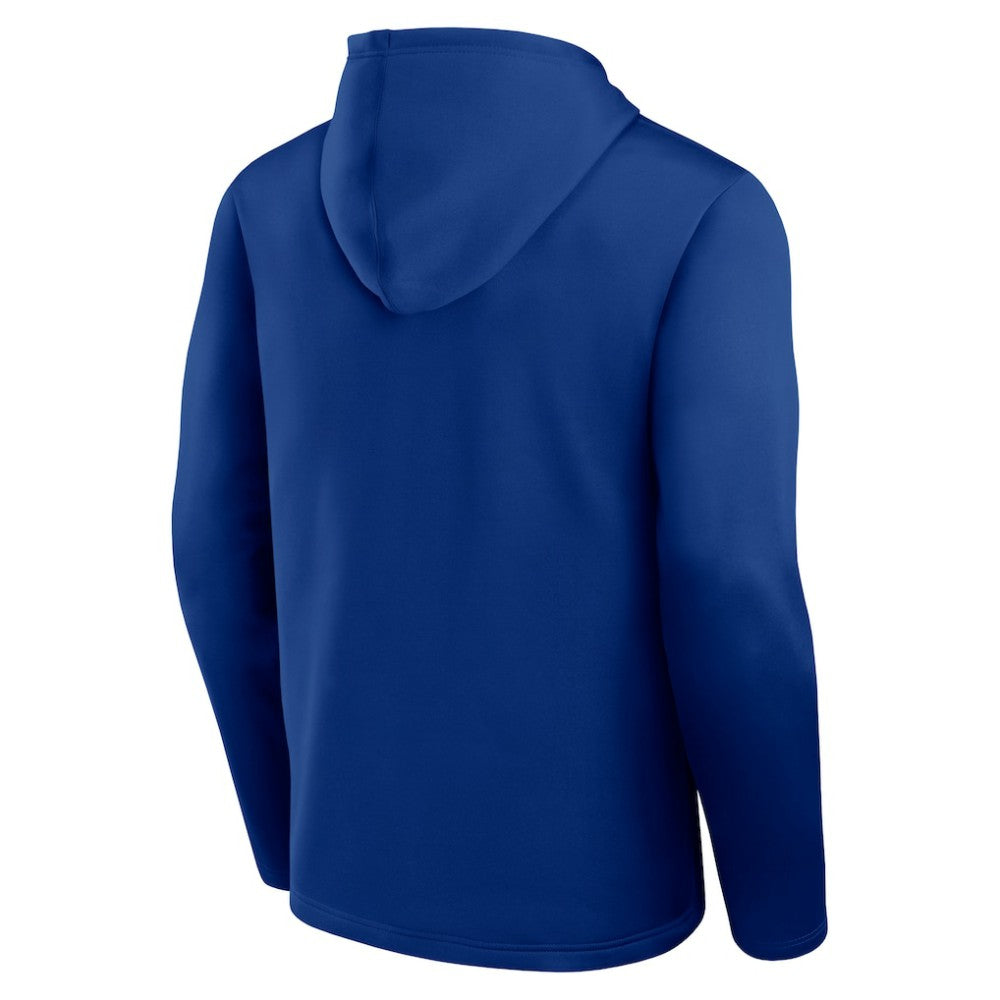 Vancouver Canucks Logo Athletic Head Start Pullover Hoodie - Blue Hoodies