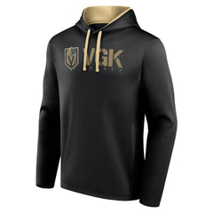 Vegas Golden Knights Logo Athletic Head Start Pullover Hoodie - Black Hoodies