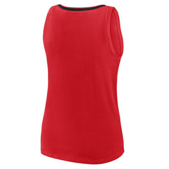 New Jersey Devils Logo Athletic Women's Stellar Win V-Neck Tank Top - Red Jerseys