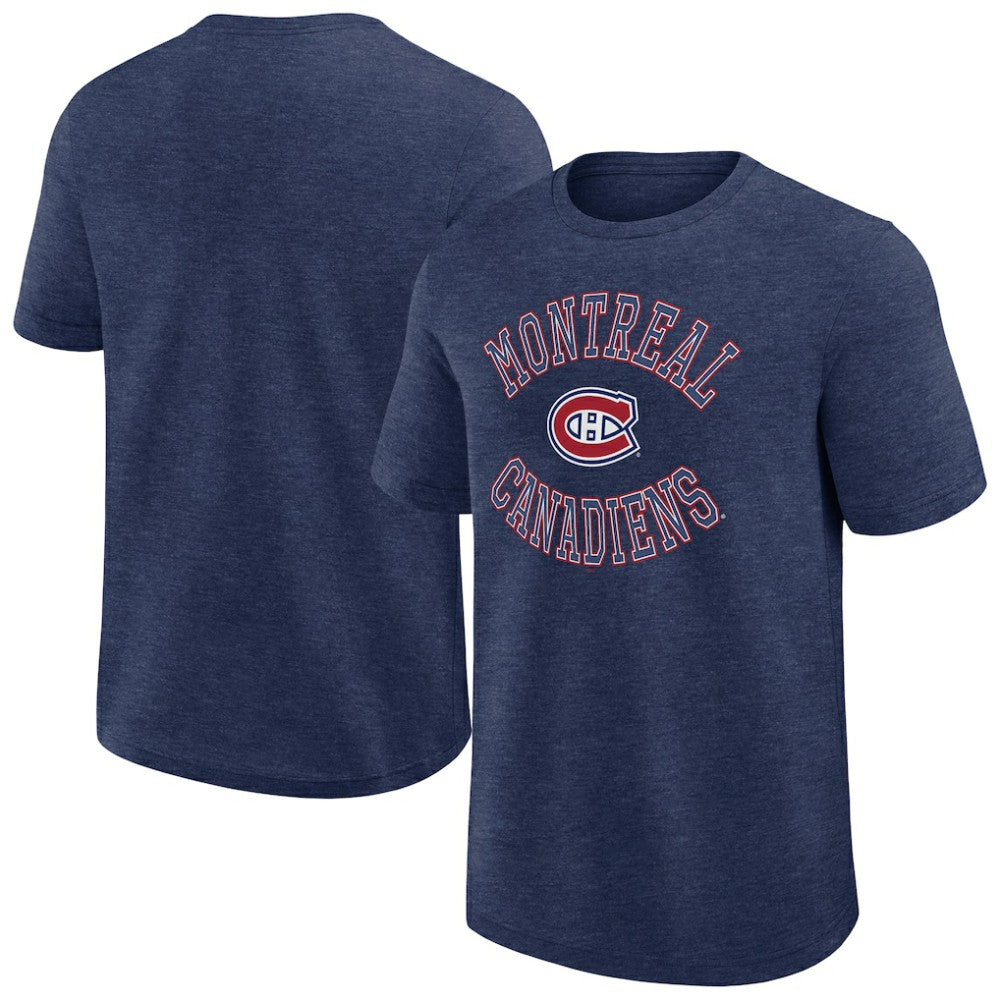 Montreal Canadiens Logo Athletic Success T-Shirt - Heather Navy T-shirts