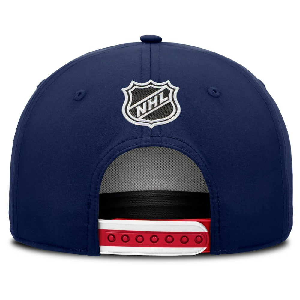 New York Rangers Fanatics 2025 NHL Draft Authentic Pro On-Stage Podium A-Frame Adjustable Hat - Navy Hats