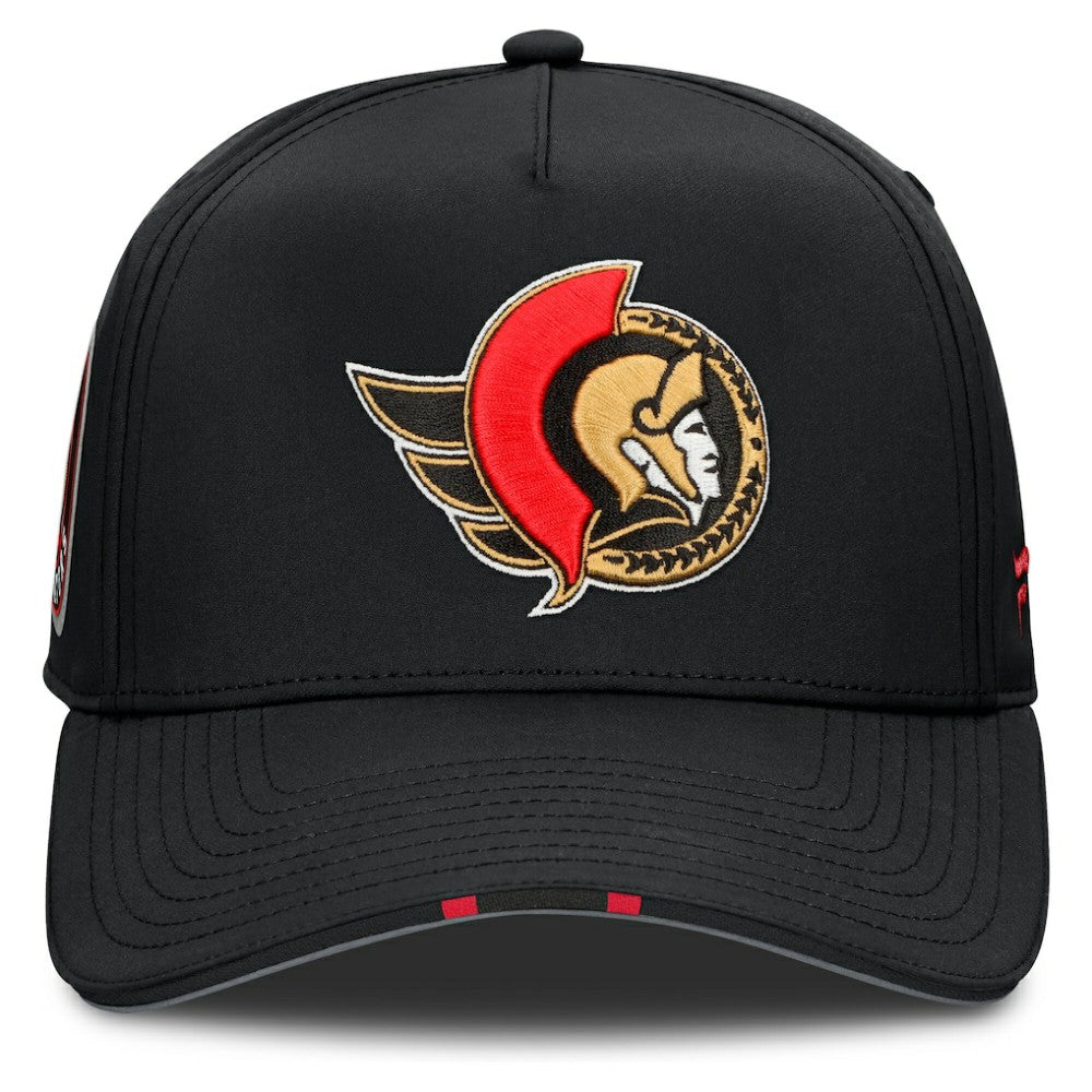 Ottawa Senators Fanatics 2025 NHL Draft Authentic Pro On-Stage Podium A-Frame Adjustable Hat - Black Hats