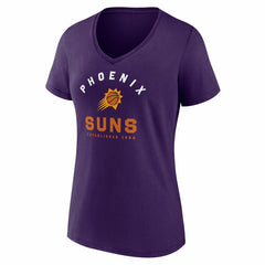 Phoenix Suns Logo Athletic Women's Unrivaled V-Neck T-Shirt - Purple outlet