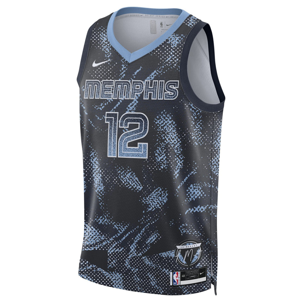 Ja Morant Memphis Grizzlies Unisex 2025 Select Series Swingman Player Jersey - Navy discount