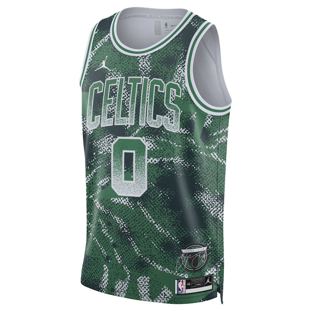 Jayson Tatum Boston Celtics Unisex 2025 Select Series Swingman Player Jersey - Green on sale