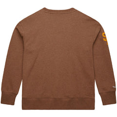 Tony Gwynn San Diego Padres Legends Collection Vintage Logo Name & Number Fleece Pullover Sweatshirt Brown