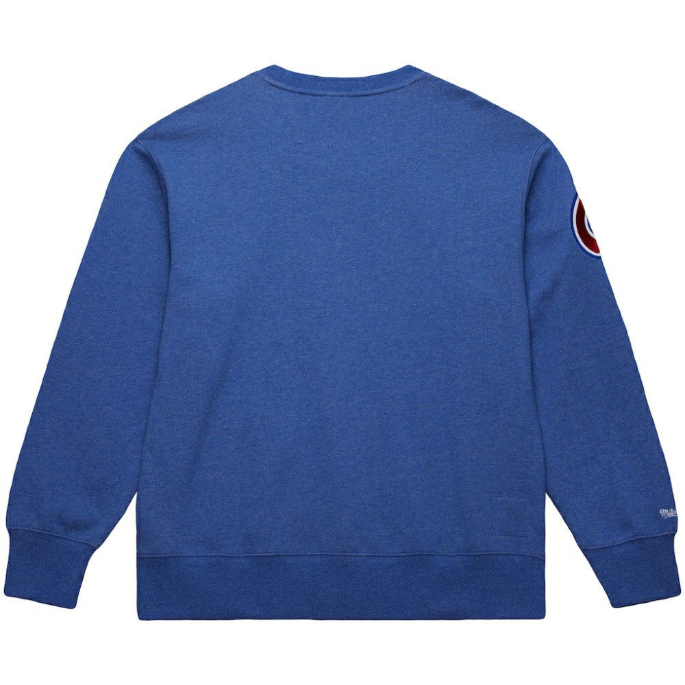 Hank Aaron Atlanta Braves Legends Collection Vintage Logo Fleece Name & Number Pullover Sweatshirt Royal