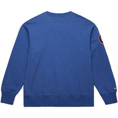 Hank Aaron Atlanta Braves Legends Collection Vintage Logo Fleece Name & Number Pullover Sweatshirt Royal