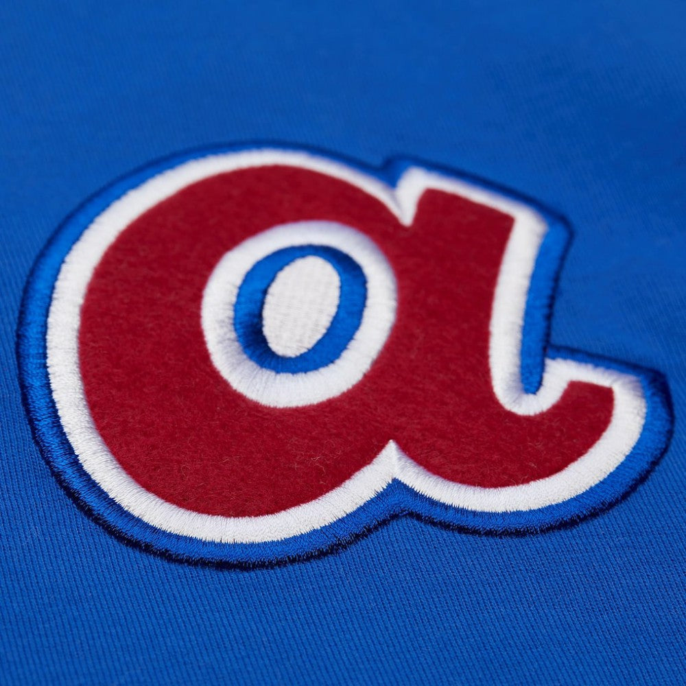 Hank Aaron Atlanta Braves Legends Collection Vintage Logo T-Shirt Royal