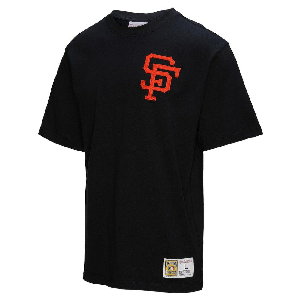 Willie Mays San Francisco Giants Legends Collection Vintage Logo T-Shirt Black