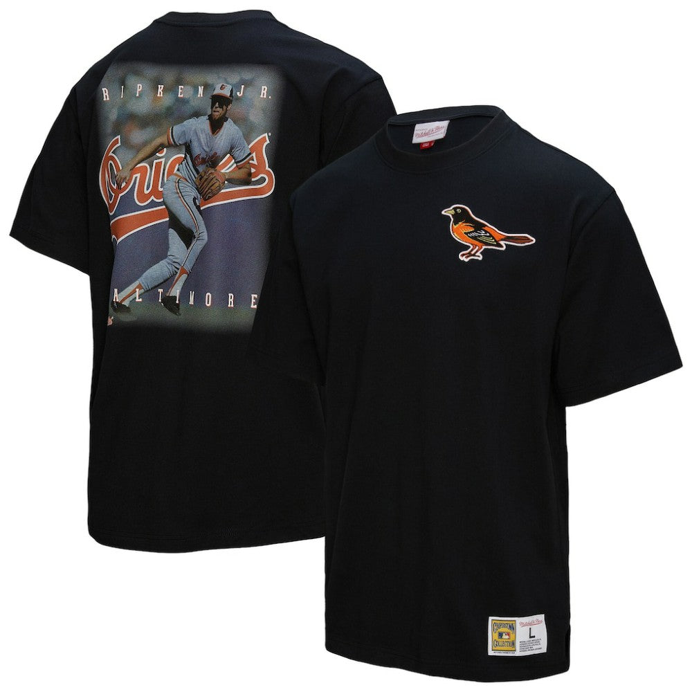 Cal Ripken Jr. Baltimore Orioles Legends Collection Vintage Logo T-Shirt Black