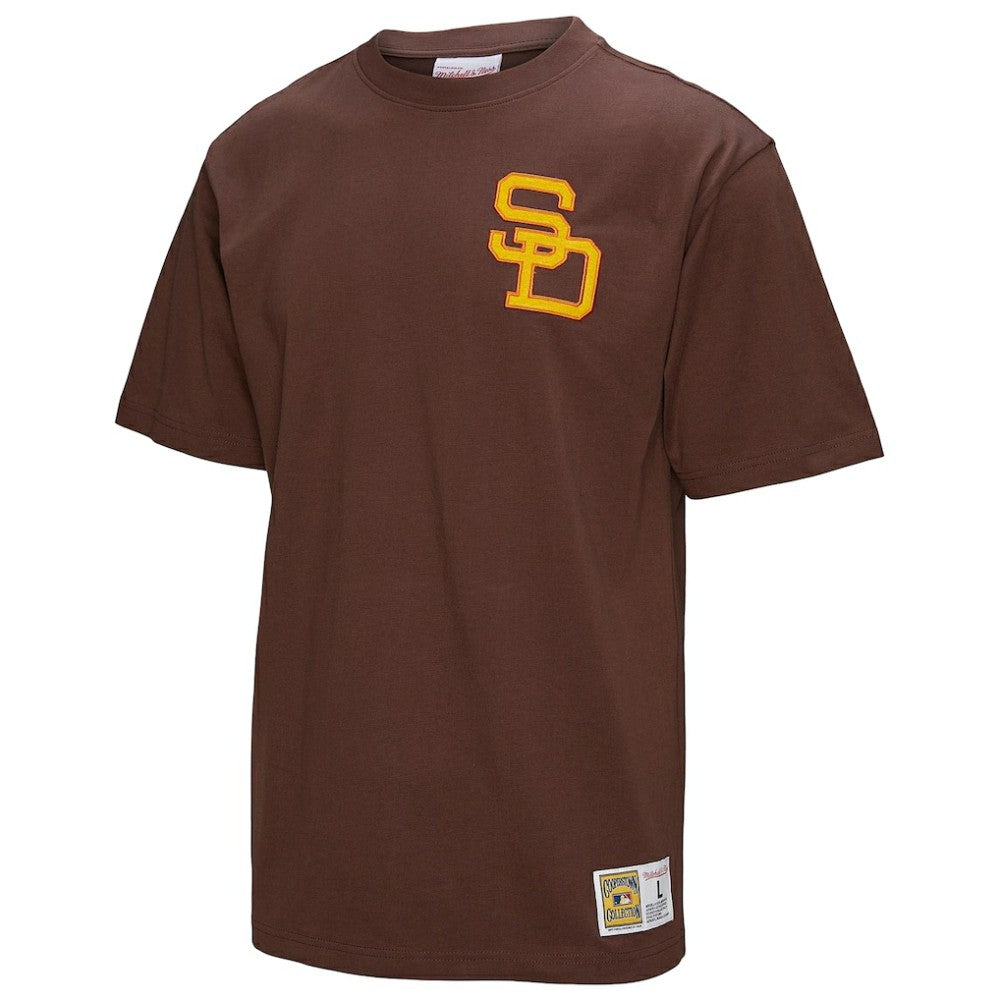 Tony Gwynn San Diego Padres Legends Collection Vintage Logo T-Shirt Brown