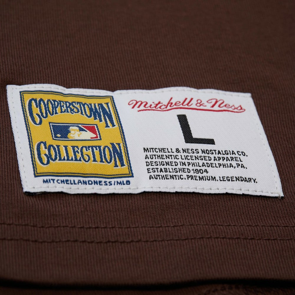 Tony Gwynn San Diego Padres Legends Collection Vintage Logo T-Shirt Brown