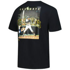 Roberto Clemente Pittsburgh Pirates Legends Collection Vintage Logo T-Shirt Black