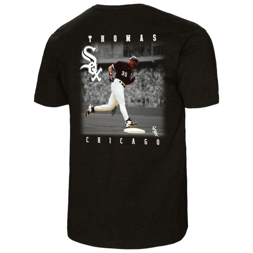 Frank Thomas Chicago White Sox Legends Collection Vintage Logo T-Shirt Black