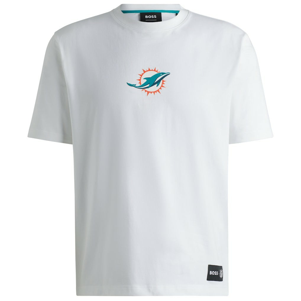 Miami Dolphins Hugo Boss Unisex Brady T-Shirt - White sale