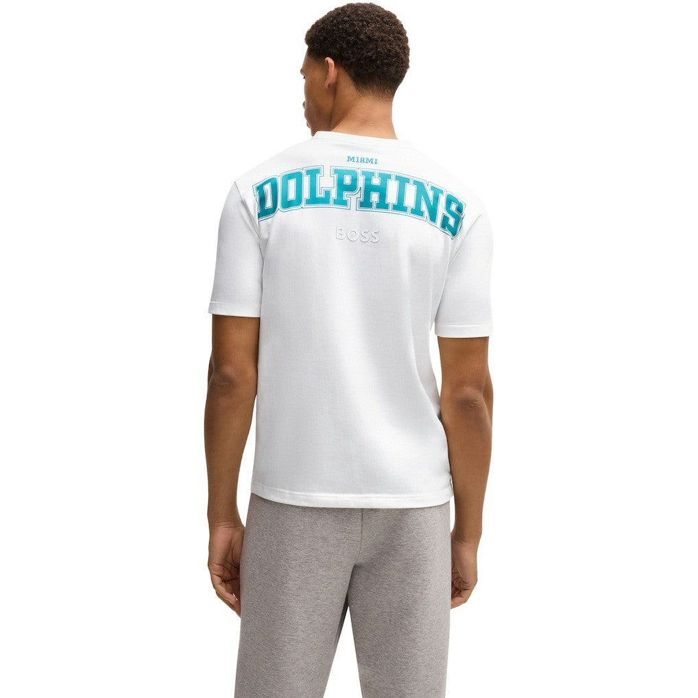 Miami Dolphins Hugo Boss Unisex Brady T-Shirt - White sale