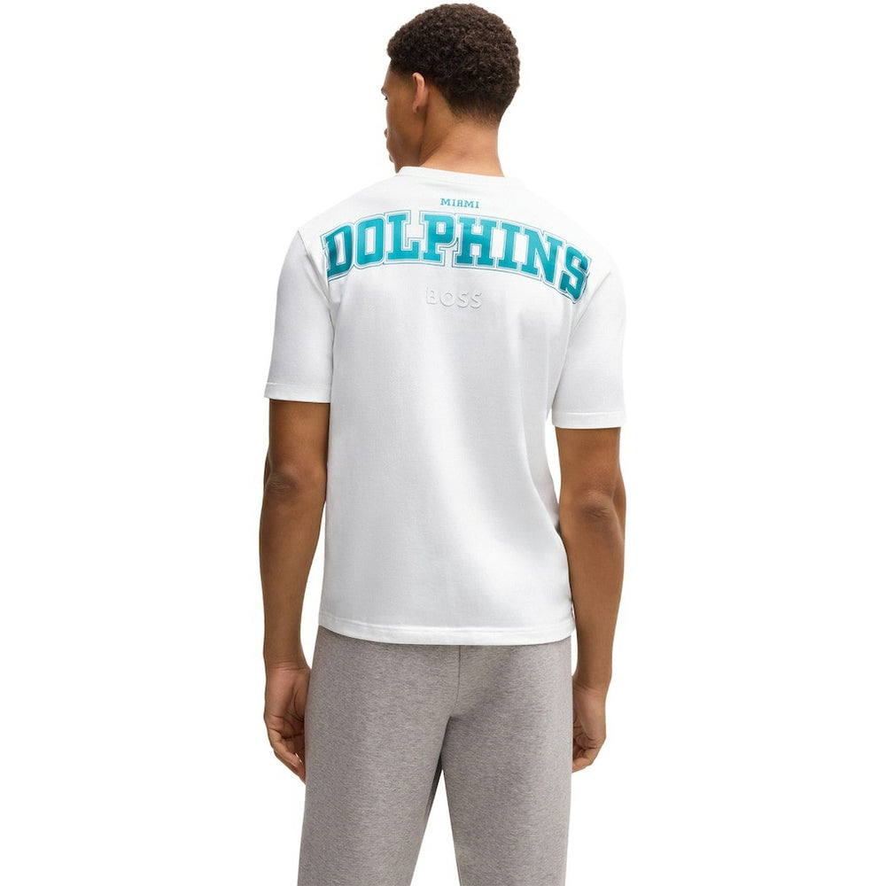 Miami Dolphins Hugo Boss Unisex Brady T-Shirt - White sale