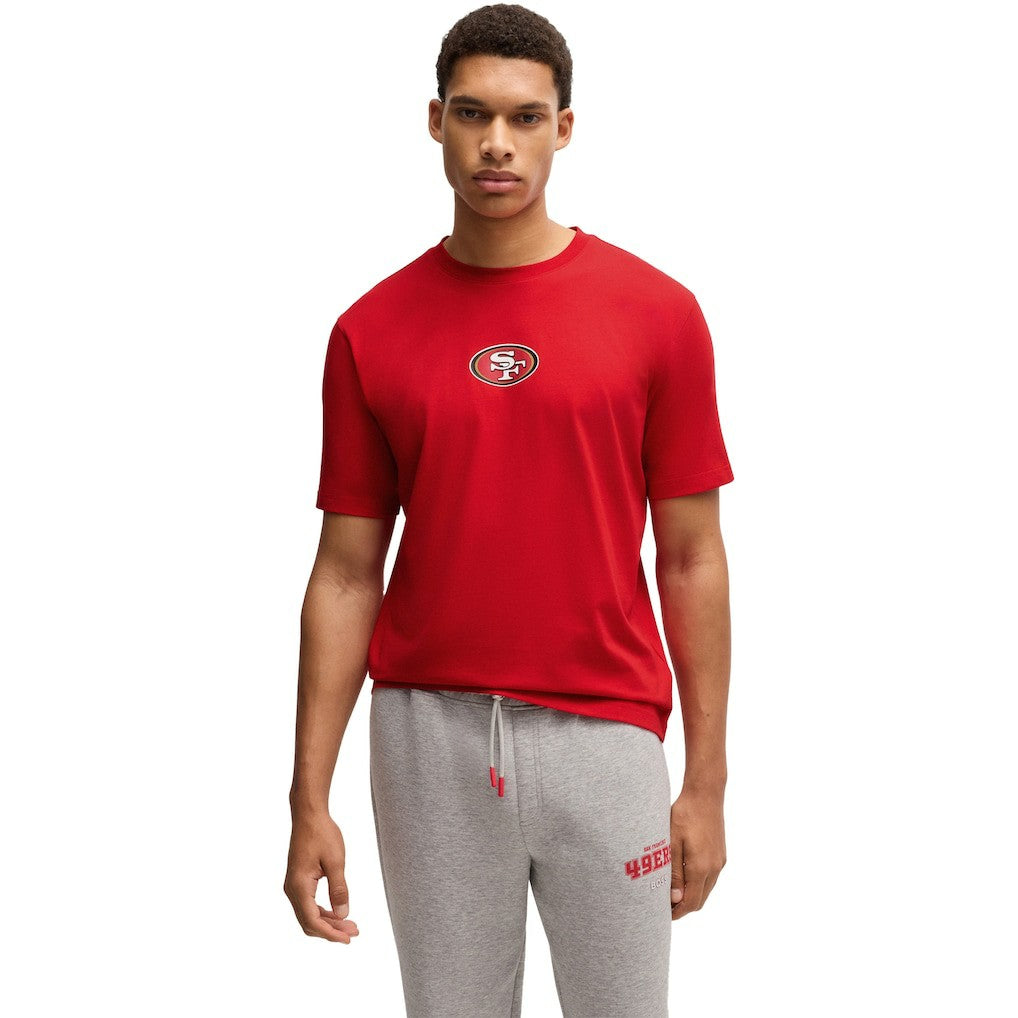 San Francisco 49ers Hugo Boss Unisex Brady T-Shirt - Scarlet cheap