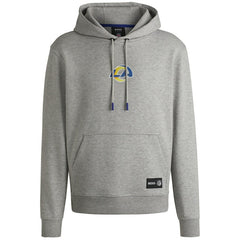 Los Angeles Rams Hugo Boss Unisex Woodson Tri-Blend Hoodie - Heather Gray on sale