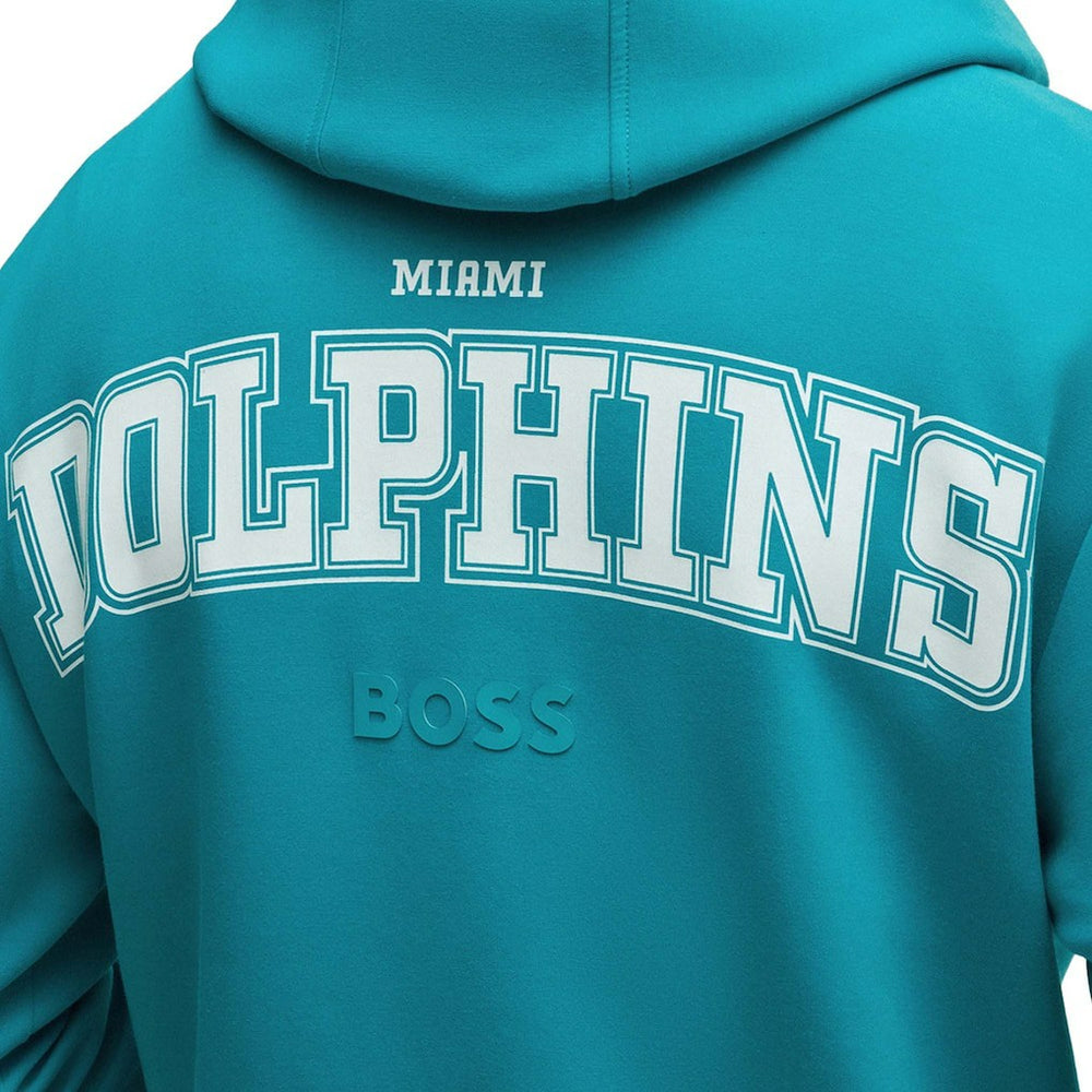 Miami Dolphins Hugo Boss Unisex Woodson Tri-Blend Hoodie - Aqua outlet