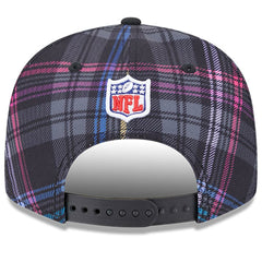 Cleveland Browns New Era 2024 NFL Crucial Catch Plaid 9FIFTY Snapback Hat - Black for sale
