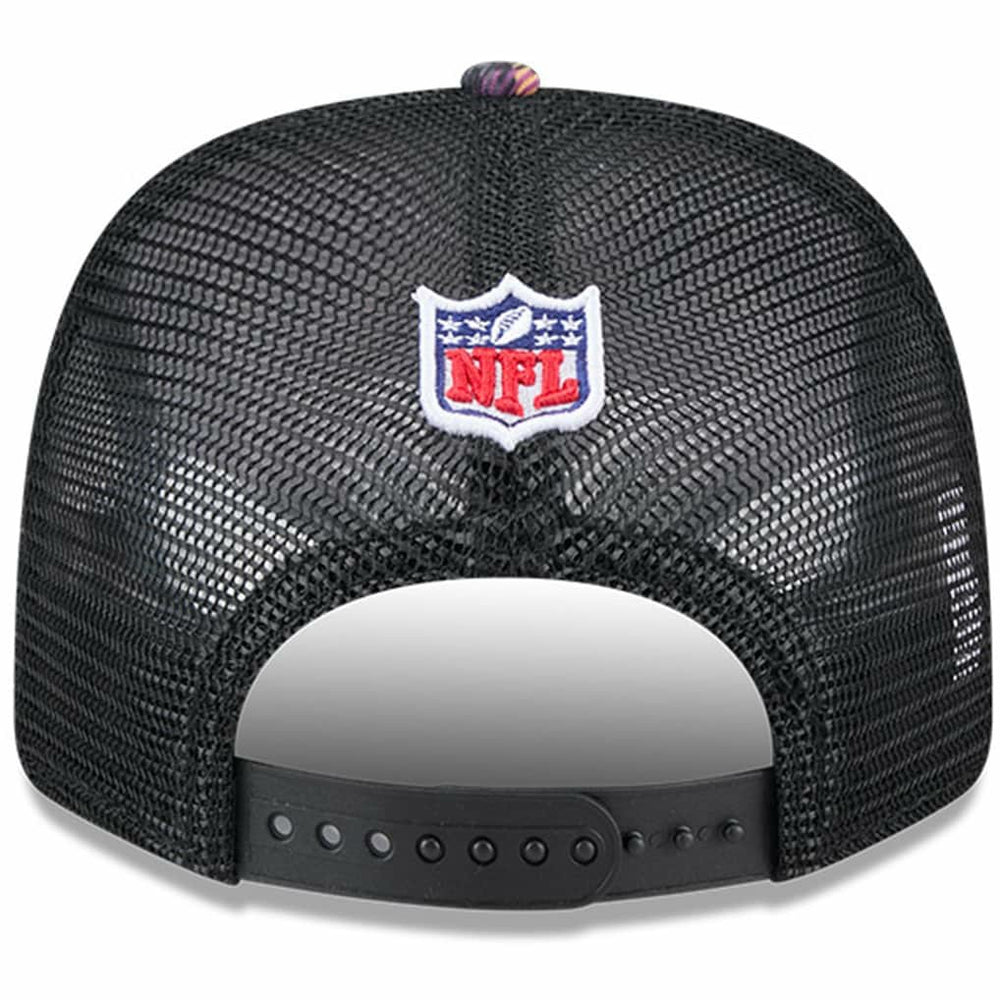Cleveland Browns New Era 2024 NFL Crucial Catch Plaid 9SEVENTY Trucker Snapback Hat - Black outlet