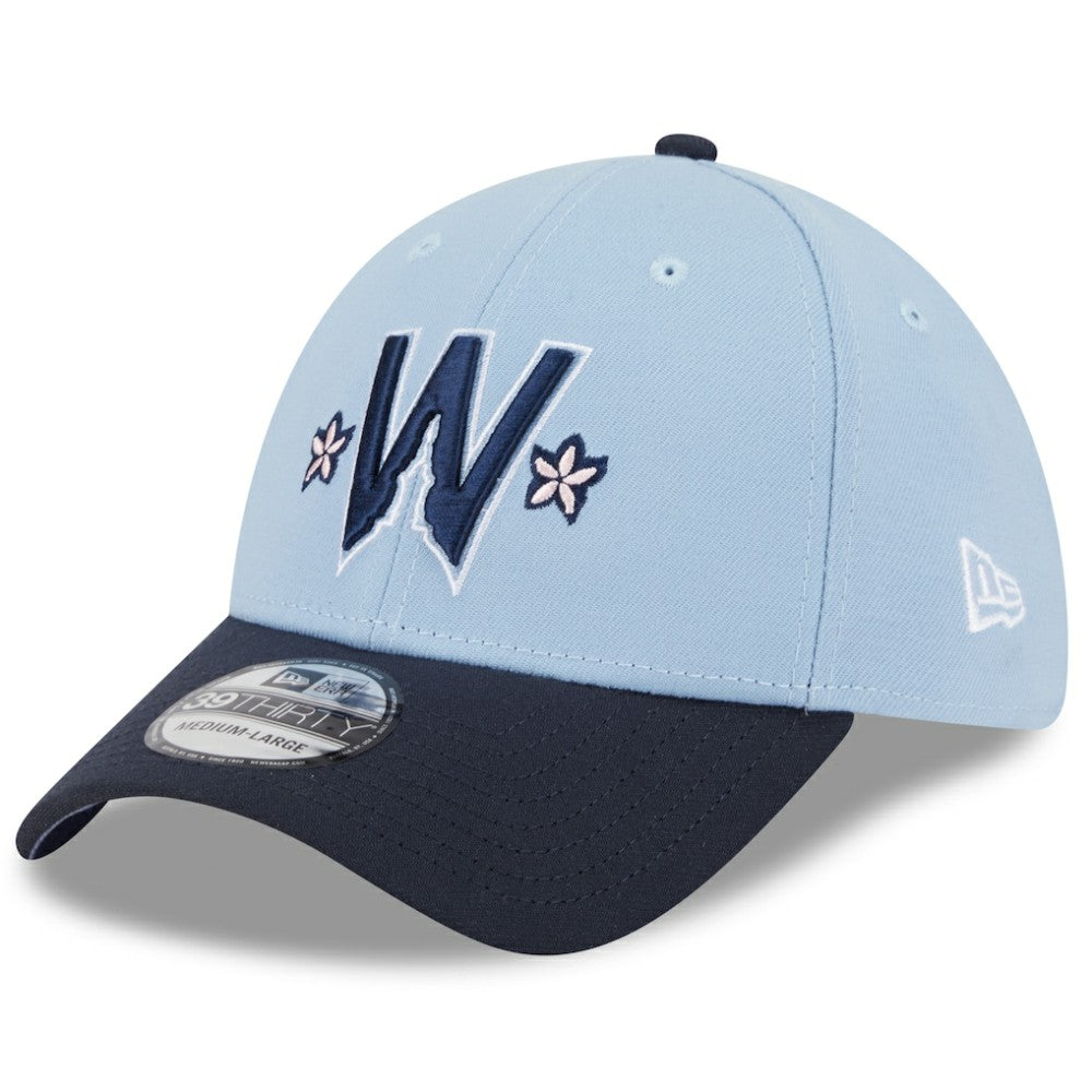Washington Nationals 2025 City Connect 39THIRTY Flex Hat Light Blue/Navy