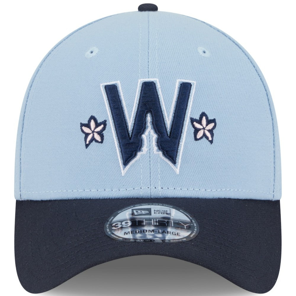 Washington Nationals 2025 City Connect 39THIRTY Flex Hat Light Blue/Navy