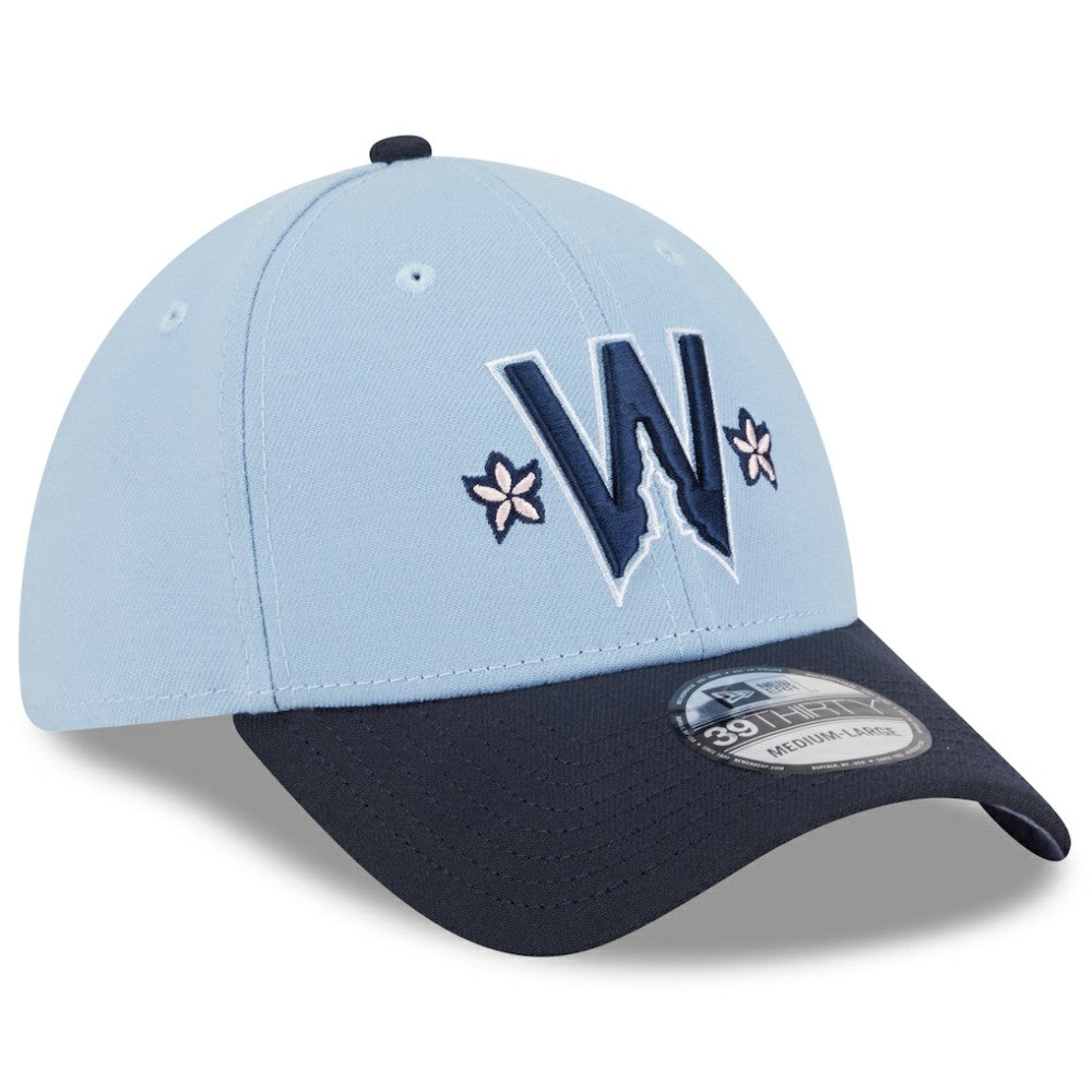 Washington Nationals 2025 City Connect 39THIRTY Flex Hat Light Blue/Navy