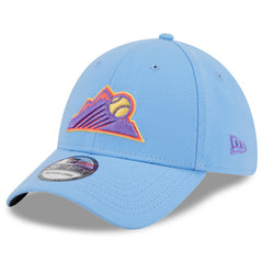 Colorado Rockies 2025 City Connect 39THIRTY Flex Hat Light Blue