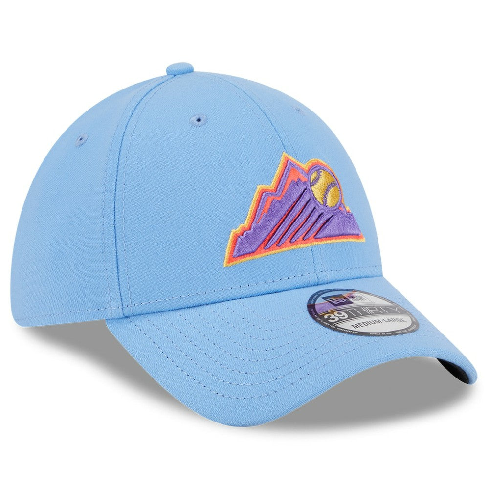 Colorado Rockies 2025 City Connect 39THIRTY Flex Hat Light Blue