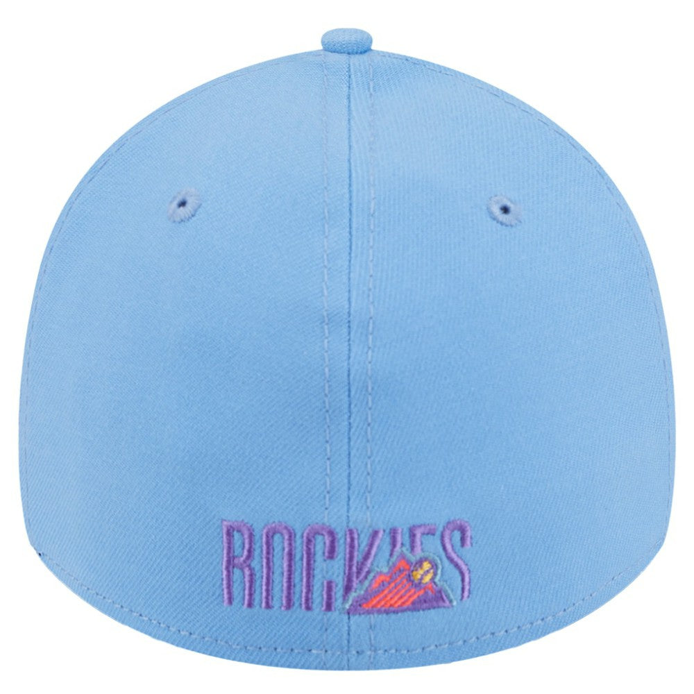 Colorado Rockies 2025 City Connect 39THIRTY Flex Hat Light Blue