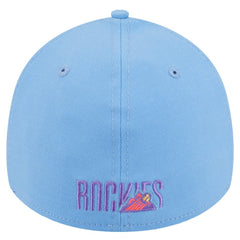Colorado Rockies 2025 City Connect 39THIRTY Flex Hat Light Blue