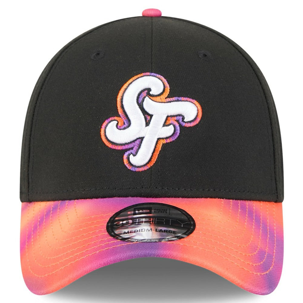 San Francisco Giants 2025 City Connect 39THIRTY Flex Hat Black/Orange