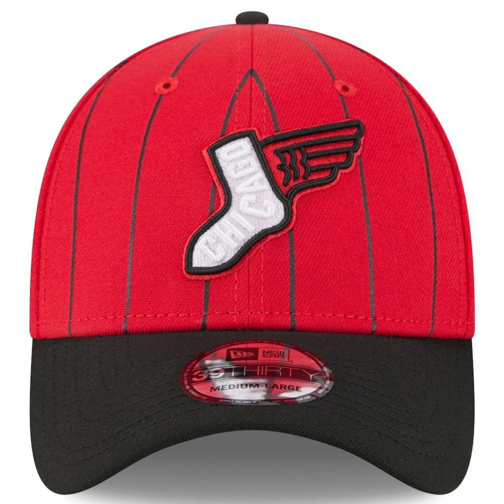 Chicago White Sox 2025 City Connect 39THIRTY Flex Hat Red/Black